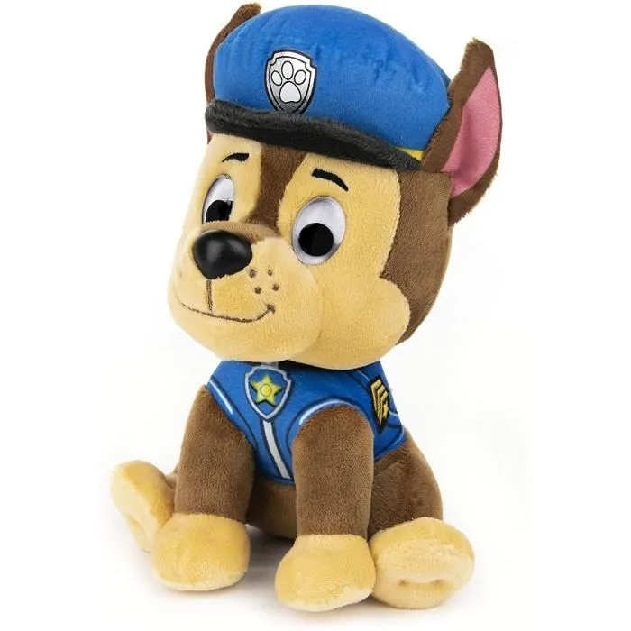 PAT PATROUILLE - PELUCHE 15 CM CHASE Paw Patrol Gund - 6058437 - peluche douce et lavable dès 12 mois-3