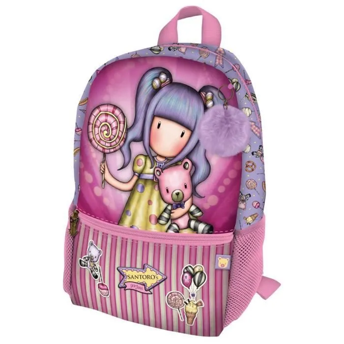 Sac à Dos - SANTORO - Gorjuss Fairground - Violet - 26x34x11,4 cm - Enfant Mixte-0
