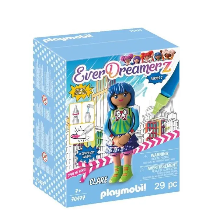 PLAYMOBIL 70477 - Everdreamerz - Clare "Le Monde de la BD"-0