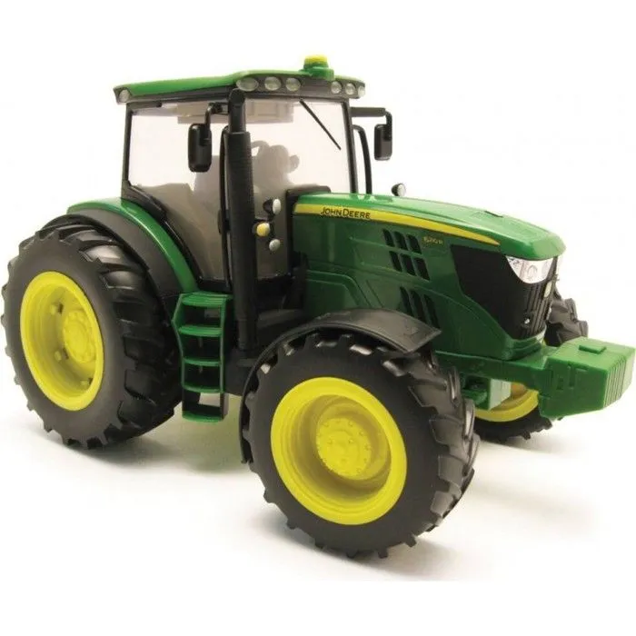 Tracteur JOHN DEERE 6210R - TOMY - Réplique à échelle 1/16 avec sons et lumières-0