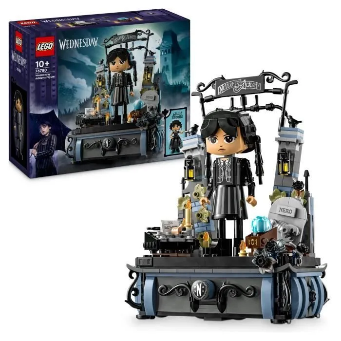 LEGO Mercredi 76780 Figurine de Mercredi Addams - Jeu de construction collector-0