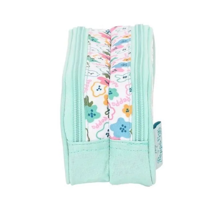 Trousse d'écolier - Peppa Pig - Cosy corner - Bleu clair - Polyester 300D - 21 x 8 x 6 cm-3