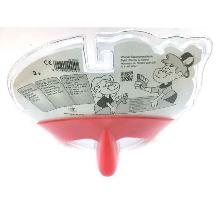 Support à Cartes pour Enfants - PIATNIK - Support à cartes pour enfants - Rouge - Mixte - Jeu de cartes-1