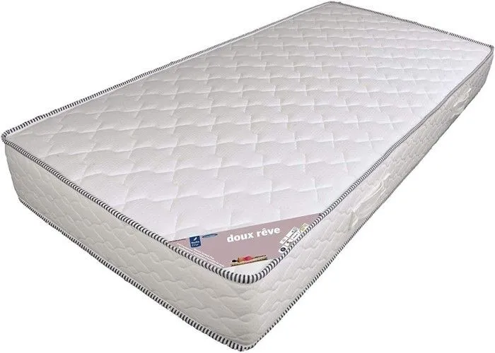 Matelas 80x200 x 18,5 cm + Alèse + Oreiller Visco - Soutien Ferme - Mousse 30 Kg-m3 HD Haute Résilience - hypoallergénique-0