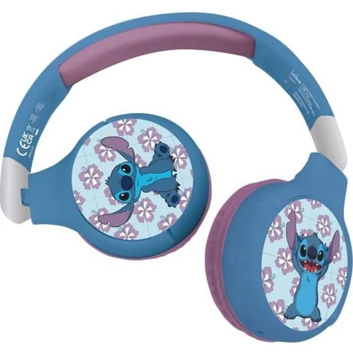 Casque 2 en 1 Disney STITCH Bluetooth® et Filaire-0