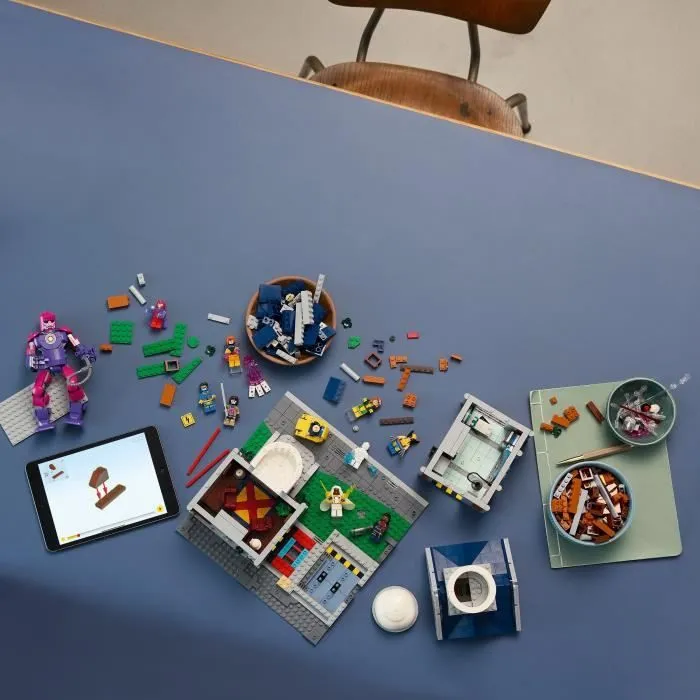 LEGO Marvel Les X-Men : l’institut Xavier - Set de construction pour adultes avec minifigurines dont Wolverine et Professeur X pour-5