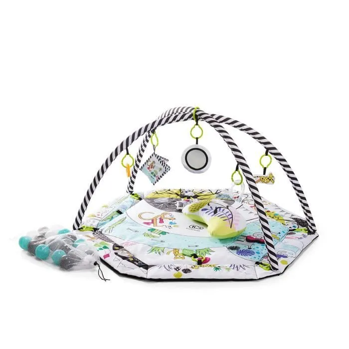 Tapis d'éveil Kinderkraft SMARTPLAY - Fonction parc - Jouets inclus - Norme CE EN 71-1-1
