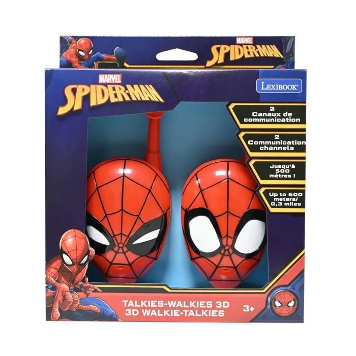 Talkies-walkies - LEXIBOOK - Spiderman 3D - Portée 200m - Design ergonomique - 2 canaux-2