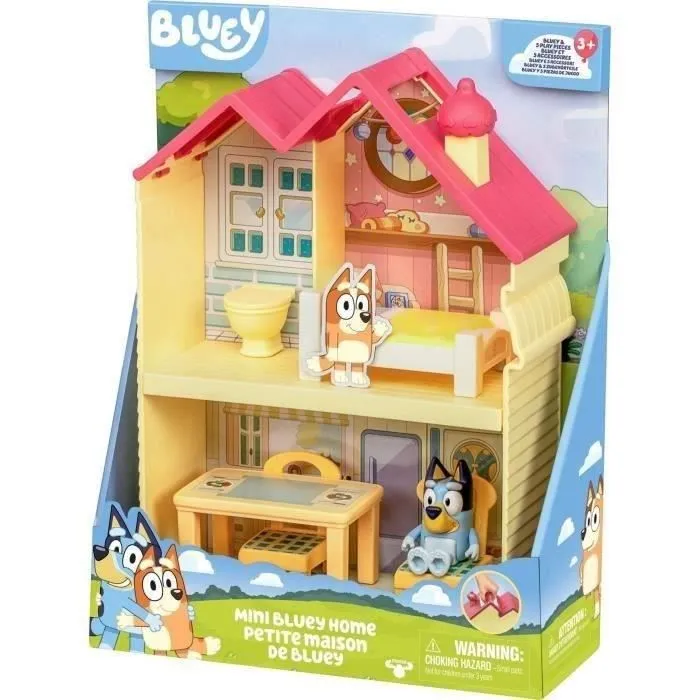 Bluey, La Mini Maison de Bluey, Figurin et maison, Univers miniature, Moose Toys-5