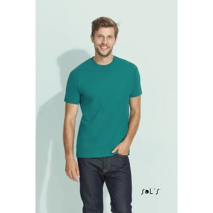 Sol's Imperial 11500 TEE-SHIRT HOMME COL ROND JERSEY 190 100% coton 39 Couleurs