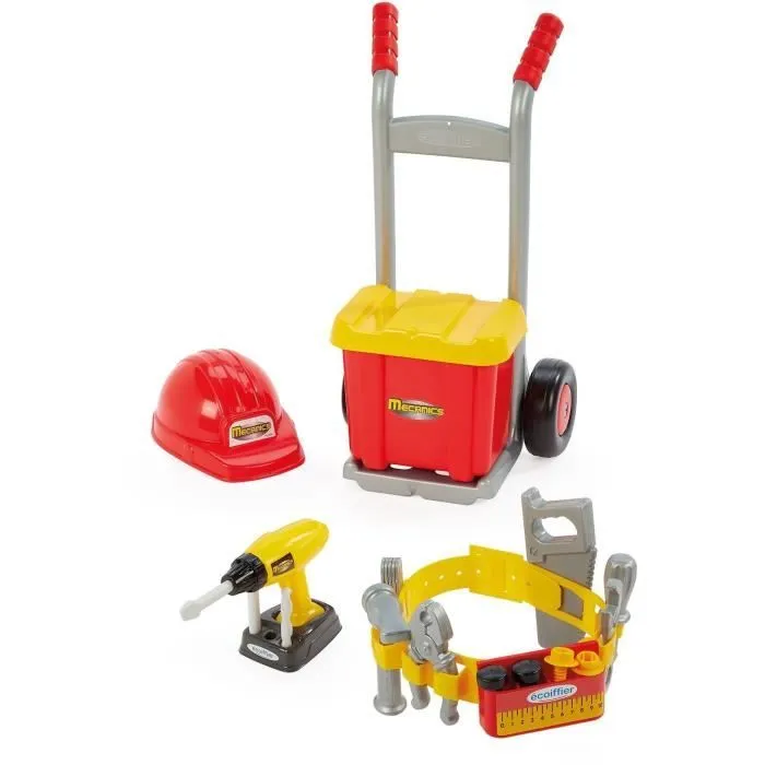 Panoplie bricoleur 4 en 1 - ECOIFFIER - 2420 - Tout pour bricoler-0