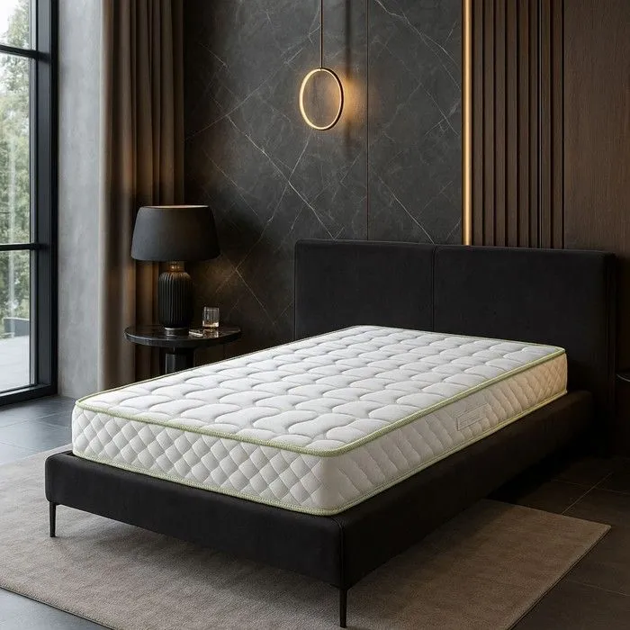 Lot de 2 Matelas 100x200 Soutien Ferme 21 cm + 2 Protèges Matelas Offerts - MATELAS NUIT CALME-0