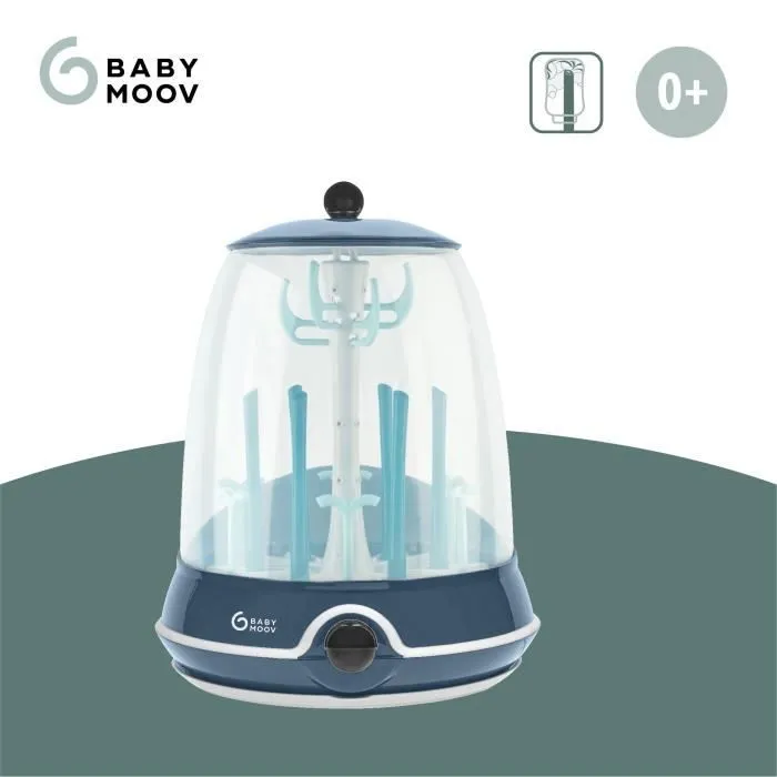 BABYMOOV Turbo Steam(+) - 2 en 1, Stérilisateur biberons vapeur et Egoutte-biberons-2