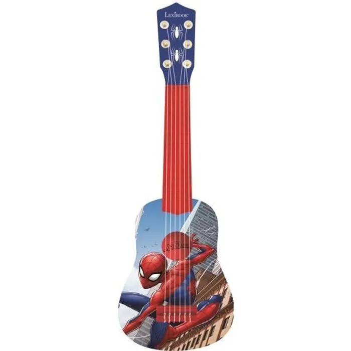 Lexibook - Ma Première Guitare Spider-Man - 53cm - Guide d'apprentissage inclus-0