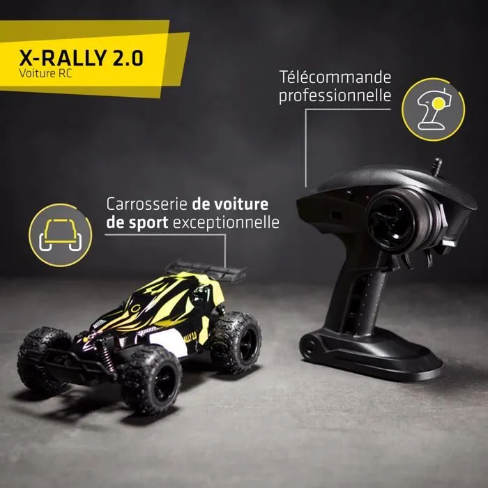 Voiture télécommandée de course tout-terrain - OVERMAX - X-Rally 2.0 - Suspension adaptée - 25 km/h-2