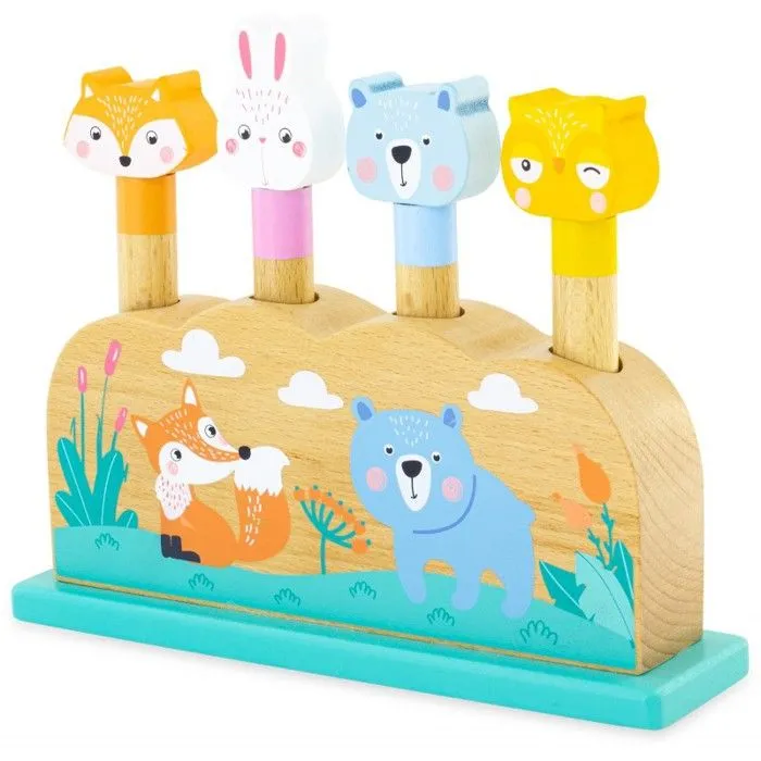 Pop up les animaux - Jeux premier âge - Jeux à manipuler - Jeux à empiler-1