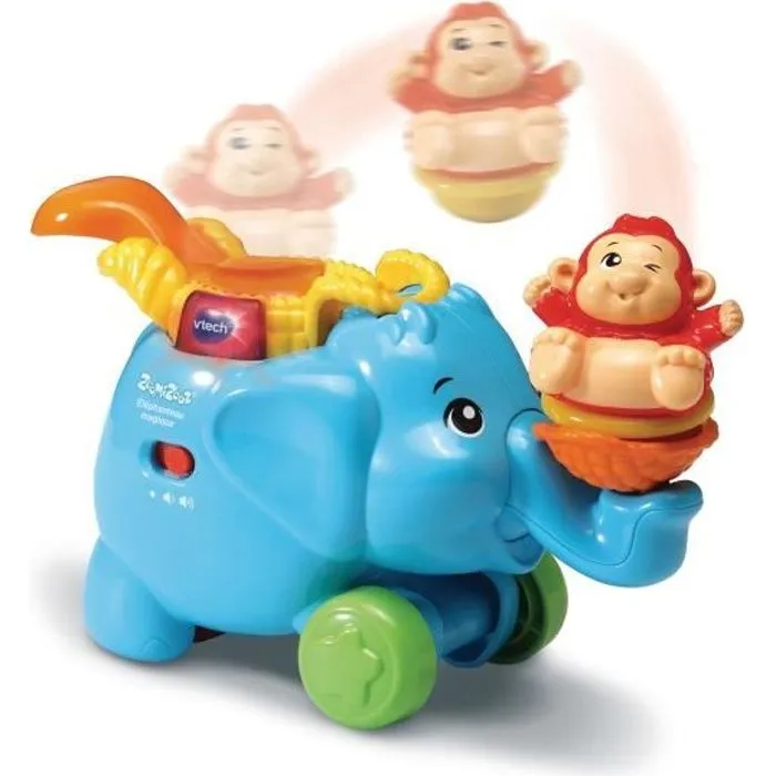 VTECH - 509805 - Zoomizooz - Eléphanteau Magique (+ 1 animal) - Mini-univers de jeu - Mixte - 12 mois+-0