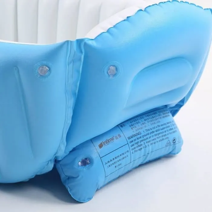 Baignoire gonflable pour bébé - Bleu-3