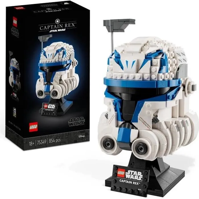 LEGO® Star Wars 75349 Le Casque du Capitaine Rex, Maquette à Construire pour Adultes-0