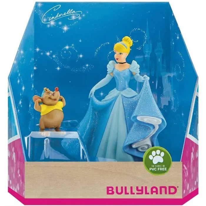 Set de Figurines BULLYLAND - Cendrillon et Karli - PVC - Peint à la main - Jouet pour enfants de 3 ans et plus-0