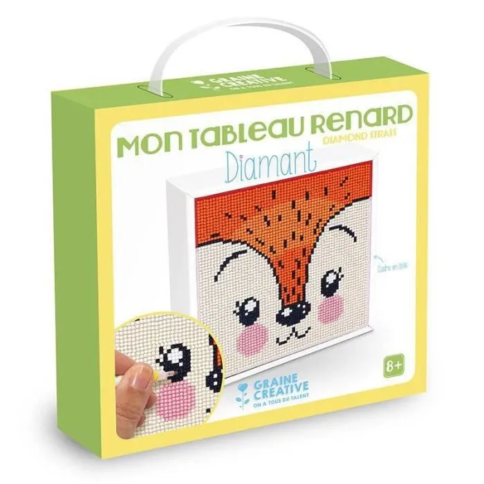 Kit Diamond Painting - tableau Renard-1