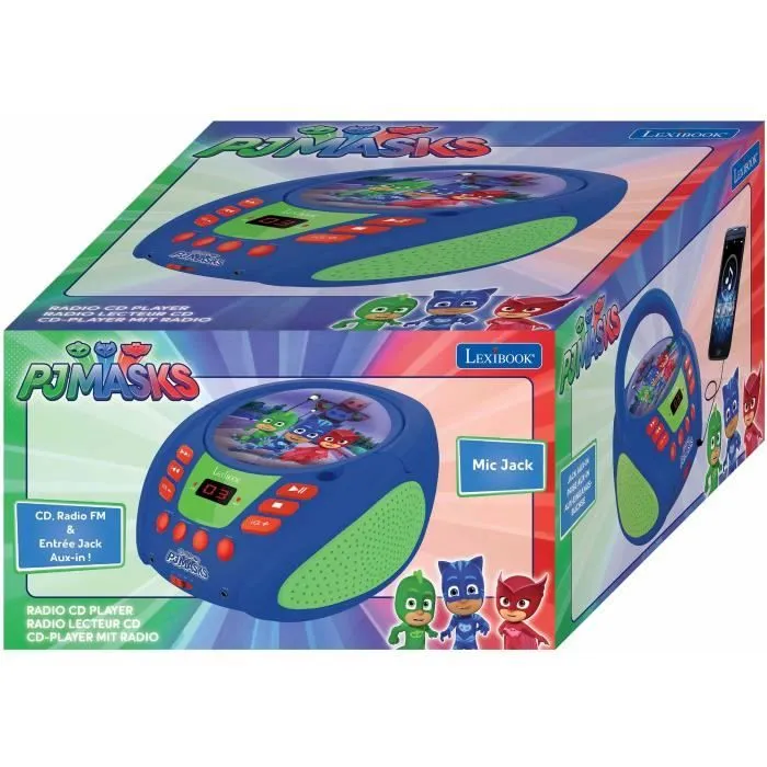 Lecteur CD portable avec prise micro Pyjamasques-3