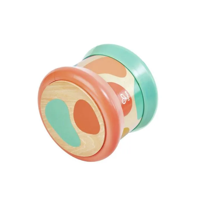 Tambour de bebe en bois --1