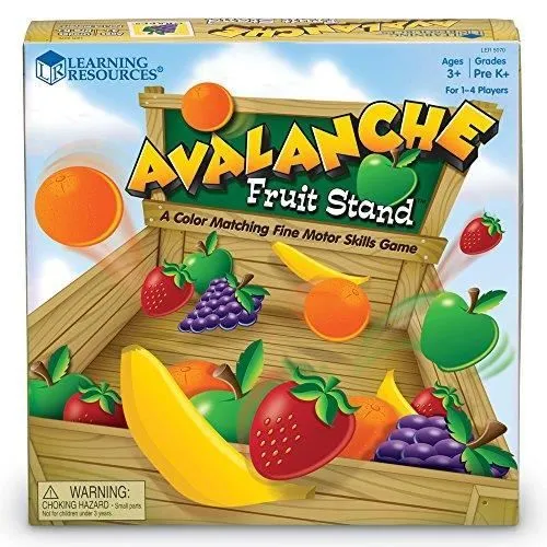Learning Resources Jeu De Motricité Fine Et De Couleurs Avalanche Fruit Stand De - LER5070-1
