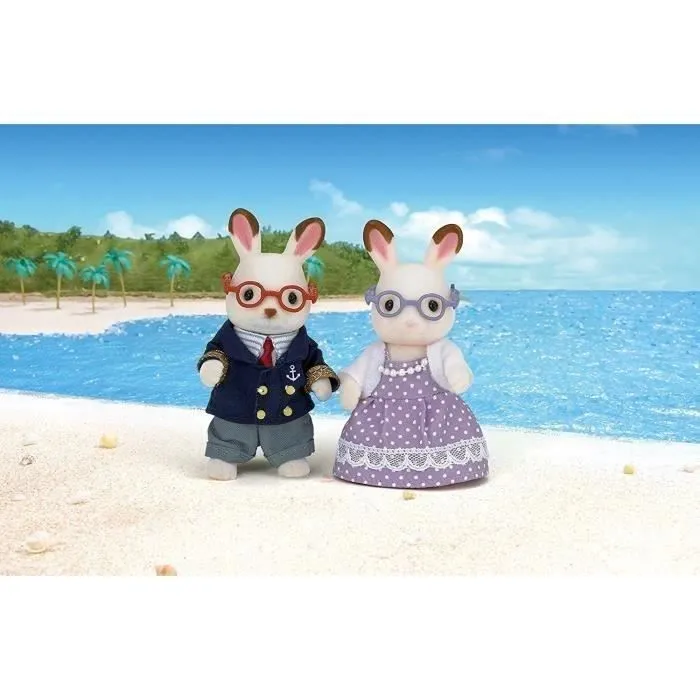 SYLVANIAN FAMILIES - 5190 - Grands-Parents Lapin Chocolat - Les familles-0