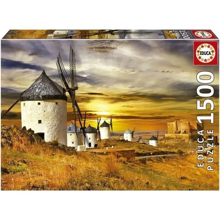 MOULINS À VENT, CONSUEGRA - Puzzle de 1500 pièces-0