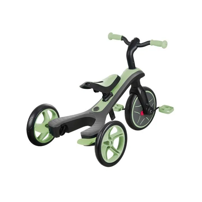 Globber - Tricycle évolutif pour bébé EXPLORER 4 en 1 - Vert Sauge-3