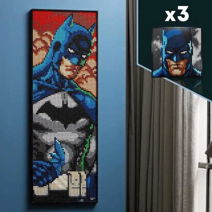 LEGO® 31205 ART La Collection Batman De Jim Lee, Avec le Joker ou Harley Quinn, Décoration Murale Pour Adulte, Idée de Cadeau-3