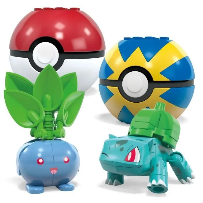 MEGA Pokémon-Dresseur de Pokémon type Plante-coffret de construction HWR77-1