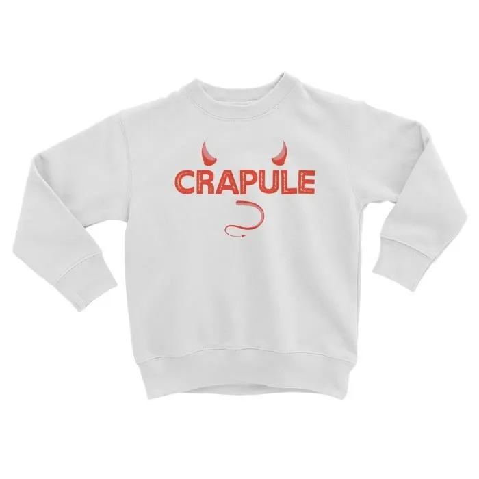 Sweatshirt Enfant Crapule Démon Méchant mignon-0