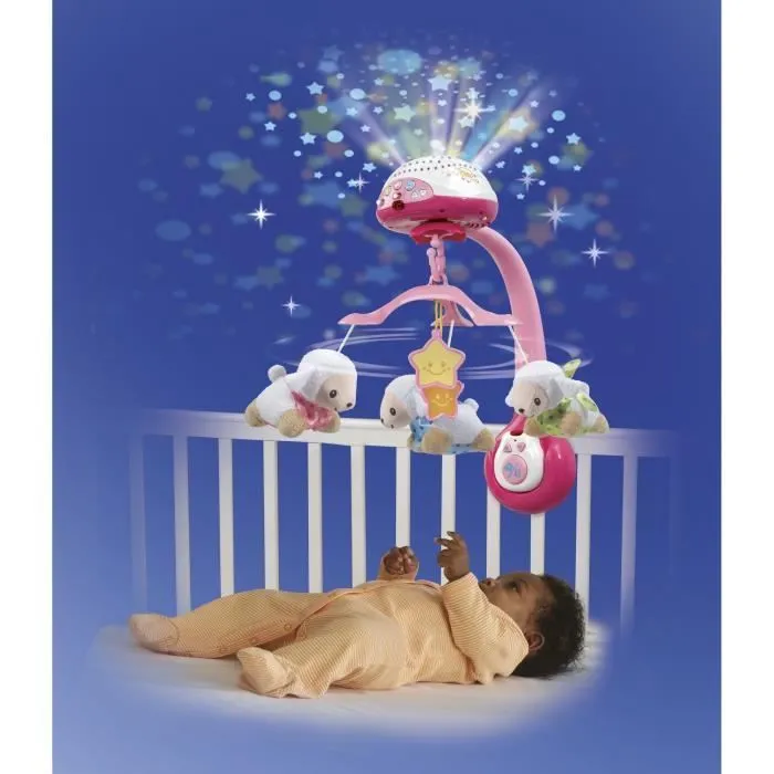 VTECH - Vtech Baby - Mobile Lumi Mobile Compte-Moutons Rose-2
