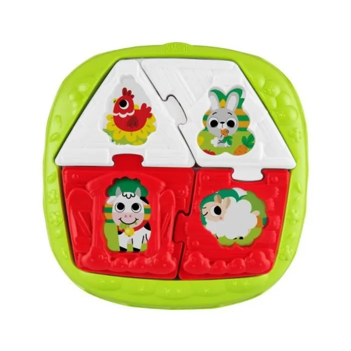 Chicco - Casse-tête - Casse-tête maison 2 en 1-1