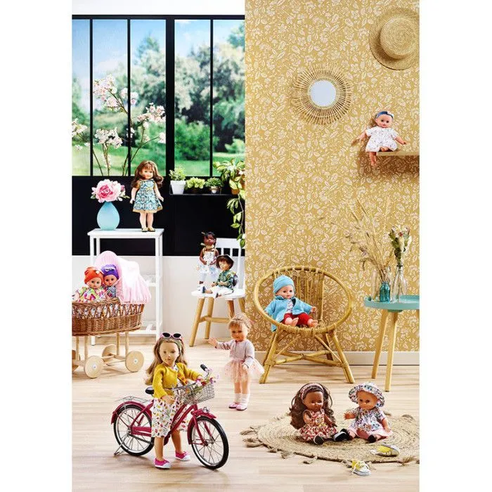 Poupée Petit Câlin Écolo Doll - 28 cm - PETITCOLLIN - Blanc - Coton biologique-4