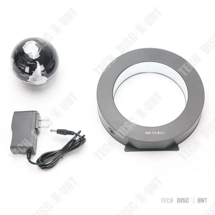 TD® globe levitation terrestre lumineux enfant magnétique interactif vintage décoratif flottant sans fil anglais qui tourne suspendu-3