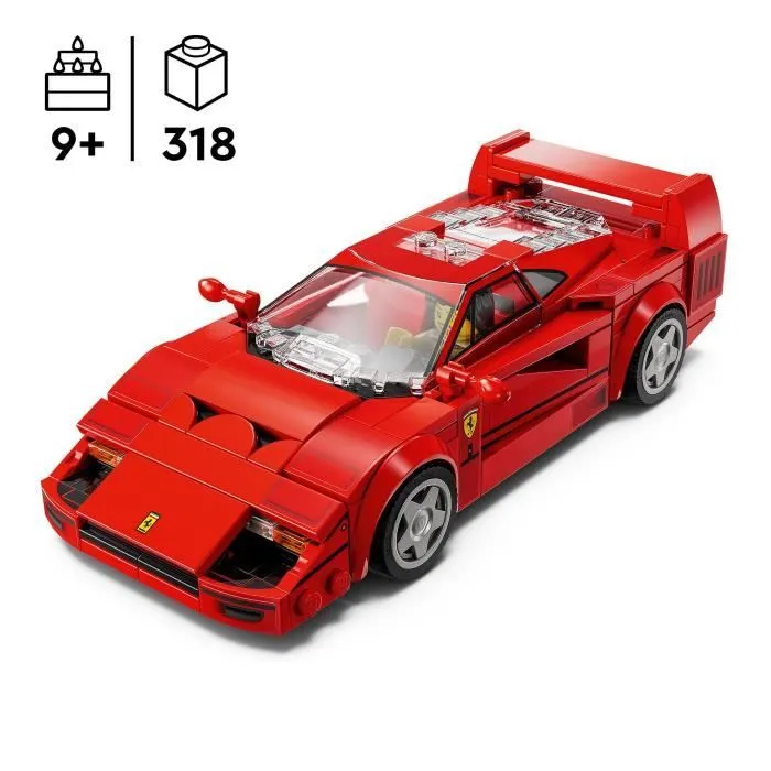 LEGO® Speed Champions 76934 Supercar Ferrari F40 - Véhicule Jouet pour Garçons et Filles-1