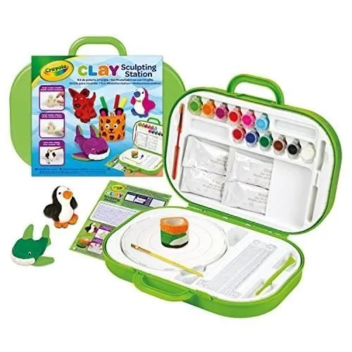 CRAYOLA- CRÉER & MODELER AVEC L'ARGILE, ACTIVITÉ CRÉATIVE ET CADEAU PO-0