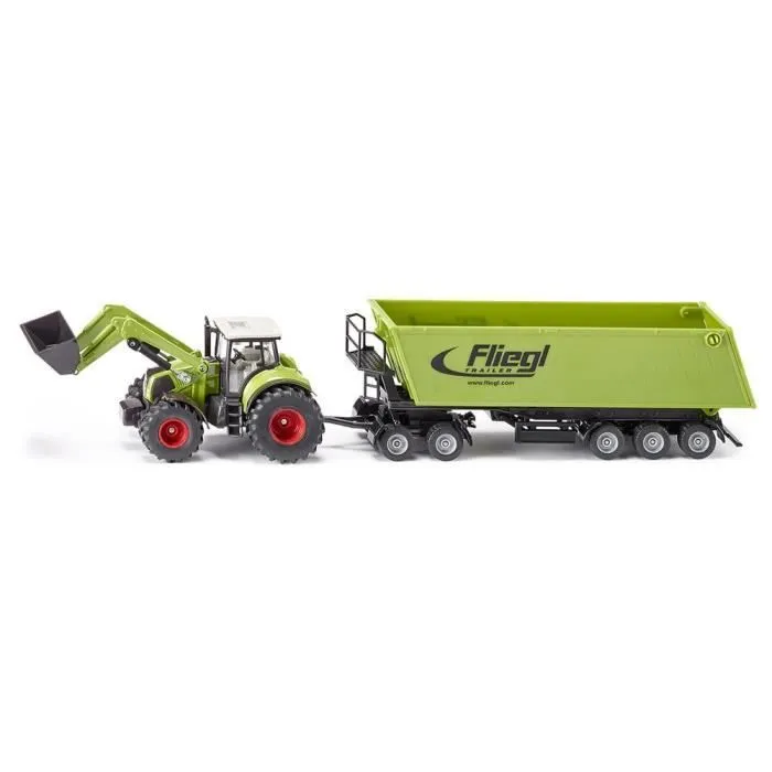 Tracteur avec Chargeur Frontal, Dolly et Benne Basculante - SIKU - Echelle 1/50ème-2