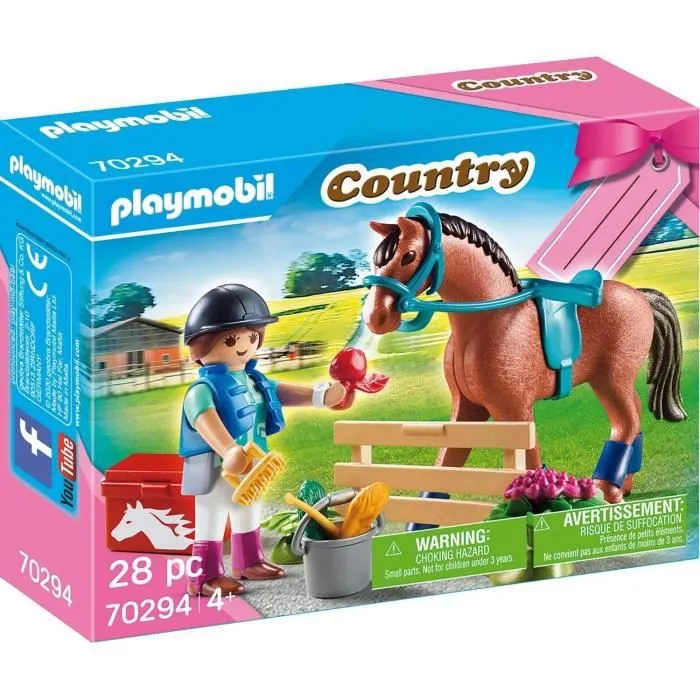 PLAYMOBIL - Set cadeau Cavalière - Playmobil Country - Mixte - A partir de 4 ans - Plastique-0