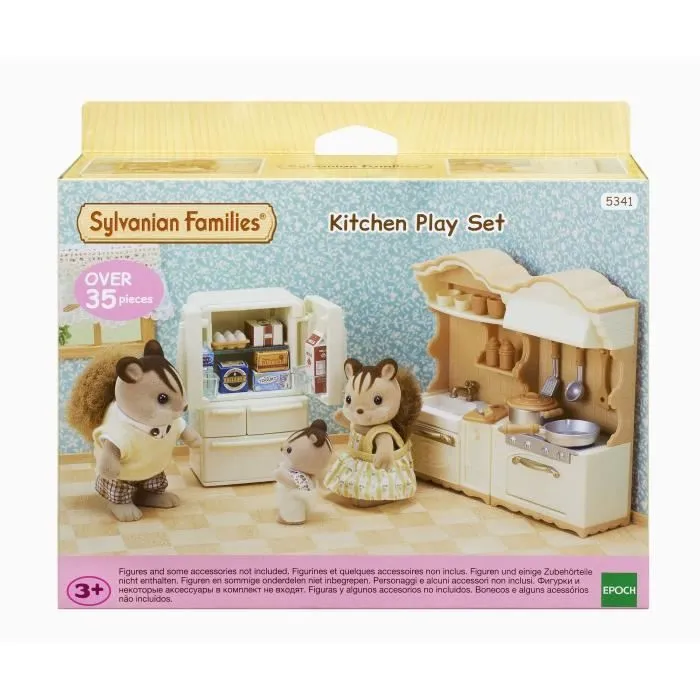 Figurines miniatures - SYLVANIAN FAMILIES - 5341 - La cuisine aménagée-0