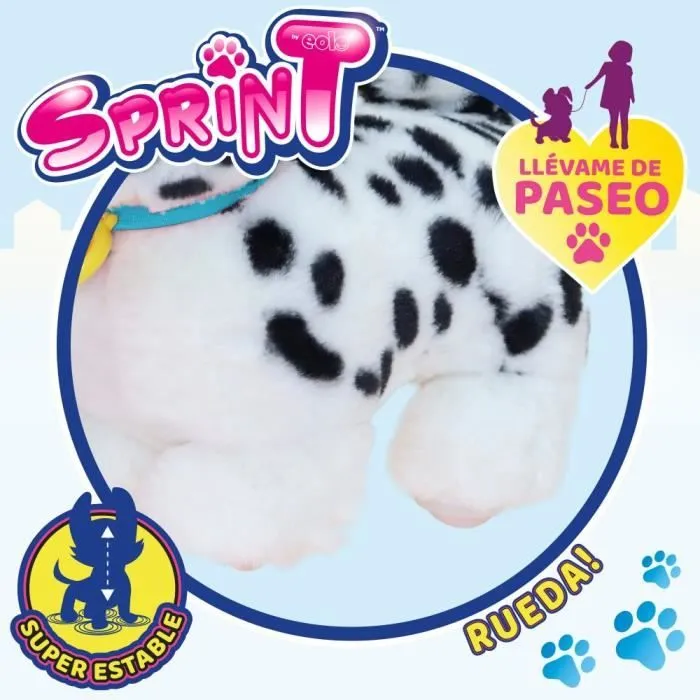 Chiot dalmatien en peluche avec sons SPRINT-3