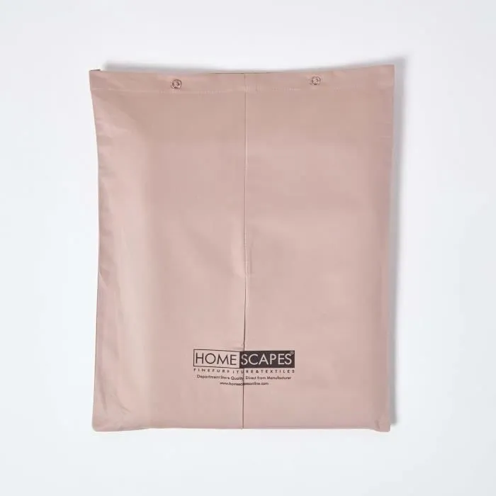 Drap housse 90x190 cm Bonnet 30 cm et jupe élastique 100% satin de coton égyptien 1000 fils Coloris Beige taupe-3
