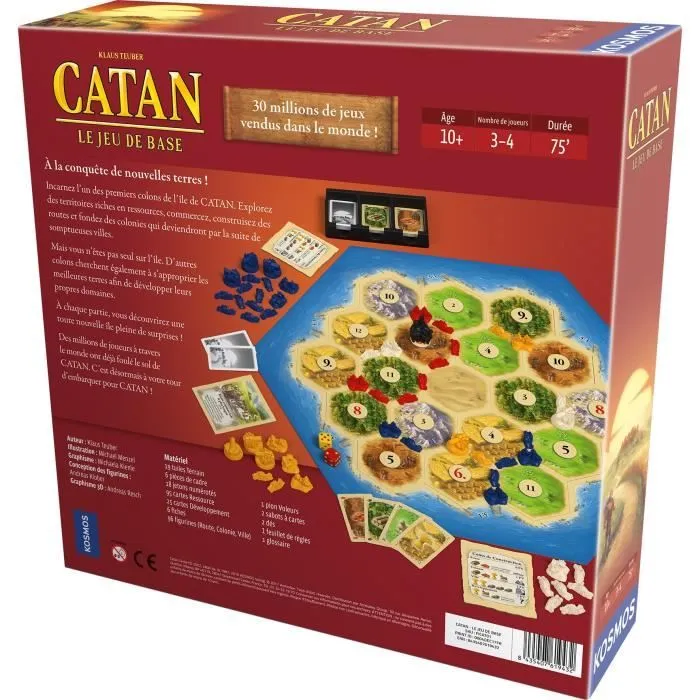 Catan Jeu de base - Asmodee - Jeu de société-2
