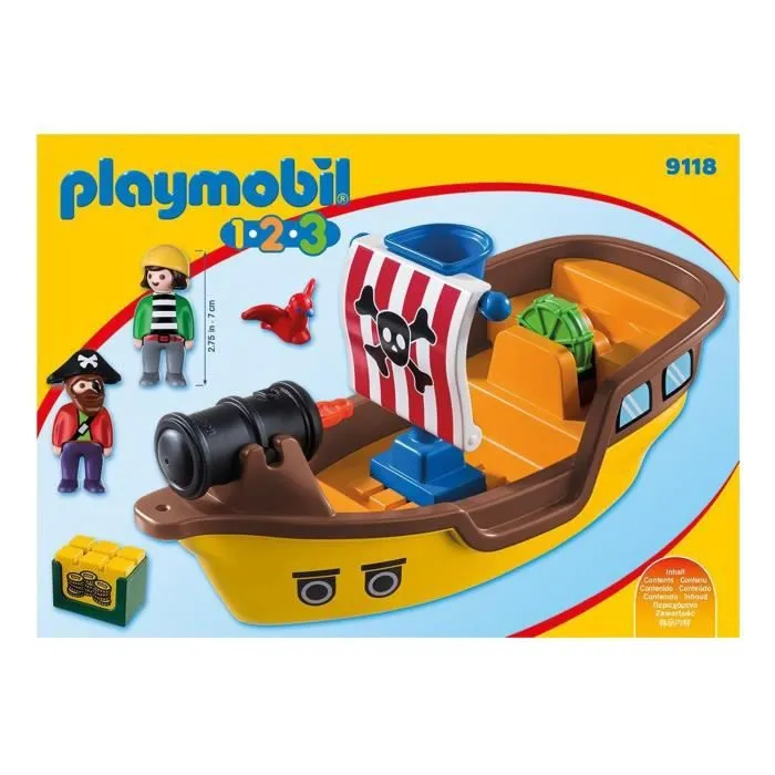 Bâteau de Pirates - PLAYMOBIL 1.2.3 - 9118-2