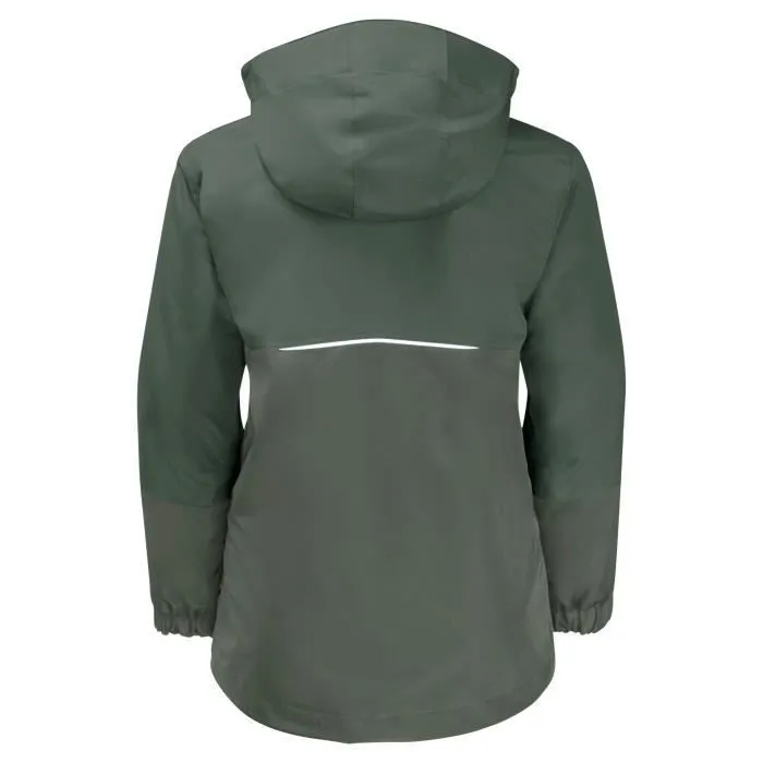 Veste imperméable 3 en 1 bébé garçon Jack Wolfskin Iceland - green - 2/4 ans-1