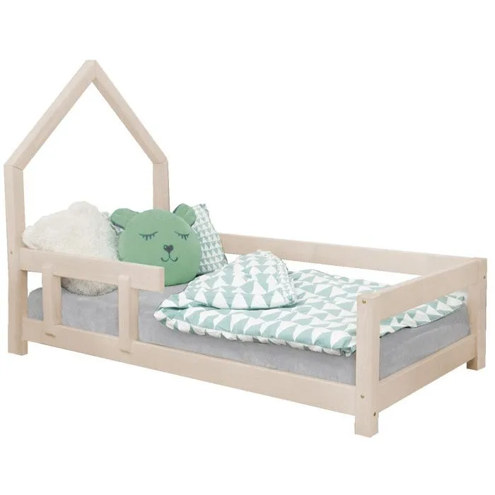 Lit cabane enfant POPPI 140 x 200 beige 2-0