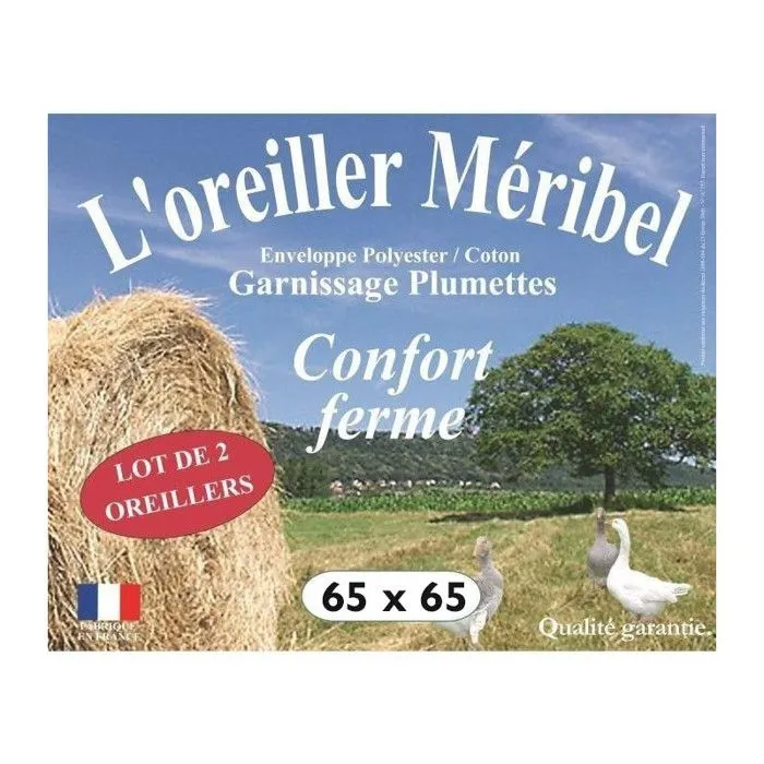 PACK COUETTE DODO SCANDINAVE 220 x 240 + 2 OREILLERS 65 x 65 cm pour lit 2 places -  - 220 x 240 cm pour lit 2 places-3